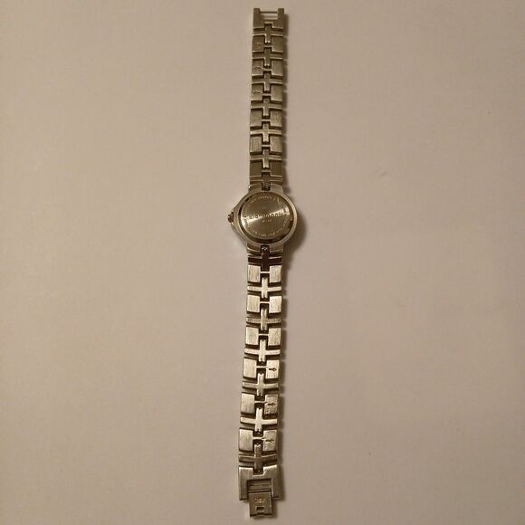 Claremont 100FT WR Silver Tone Blue Dial Date Quartz Watch Japan Movt 56-149 - Picture 6 of 13